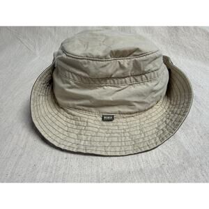 REI Co-Op Bucket Hat L/XL Khaki Outdoor Hiking Sun Boonie Hat Chin Strap